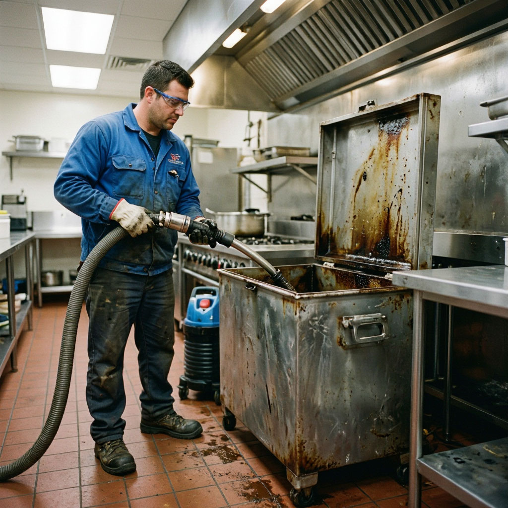 Commercial kitchen grease trap service and FOG compliance in Corona, CA